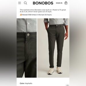 Bonobos The Original Chino - Straight Fit